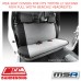 MSA SEAT COVERS FITS TOYOTA LC SECOND ROW FULL WIDTH BENCH (2 HEADRESTS)