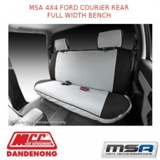 MSA SEAT COVERS FITS FORD COURIER REAR FULL WIDTH BENCH - BC04