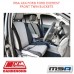 MSA SEAT COVERS FITS FORD EVEREST FRONT TWIN BUCKETS - FRT512