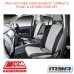 MSA SEAT COVERS FITS FORD EVEREST COMPLETE FRONT & SECOND ROW SET - FRT51413CO