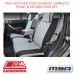 MSA SEAT COVERS FITS FORD EVEREST COMPLETE FRONT & SECOND ROW SET - FRT51413CO