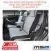 MSA SEAT COVERS FITS FORD EVEREST 2ND ROW 60/40 SPLIT WITH FOLD-DOWN ARMREST