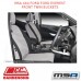 MSA SEAT COVERS FITS FORD EVEREST FRONT TWIN BUCKETS - FRT514