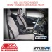 MSA SEAT COVERS FITS FORD RANGER FRONT TWIN BUCKETS AIRBAG SEATS - FRT504-FR