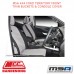 MSA SEAT COVERS FITS FORD TERRITORY FRONT TWIN BUCKETS & CONSOLE COVER