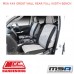 MSA SEAT COVERS FITS GREAT WALL REAR FULL WIDTH BENCH