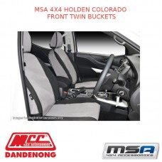 MSA SEAT COVERS FITS HOLDEN COLORADO FRONT TWIN BUCKETS - ID06-HCL