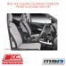 MSA SEAT COVERS FITS HOLDEN COLORADO COMPLETE FRONT & SECOND ROW SET - ID1008CO