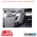 MSA SEAT COVERS FITS ISUZU MU-X FRONT TWIN BUCKETS - ID11-ID