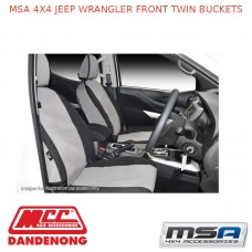 MSA SEAT COVERS FITS  JEEP WRANGLER FRONT TWIN BUCKETS - JK02