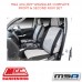 MSA SEAT COVERS FITS JEEP WRANGLER COMPLETE FRONT & SECOND ROW SET 