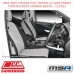 MSA SEAT COVERS FITS TOYOTA LC 200S FRONT TWIN BUCKETS (AIRBAG SEATS) - LC2011