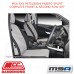 MSA SEAT COVERS FITS MITSUBISHI PAJERO SPORT COMPLETE FRONT & SECOND ROW SET