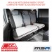 MSA SEAT COVERS FITS MITSUBISHI PAJERO COMPLETE FRONT & 2ND ROW SET - MPS0302CO