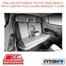 MSA SEAT COVERS FOR FITS MITSUBISHI TRITON REAR BENCH - MTT29-MT