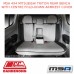 MSA SEAT COVERS FOR FITS MITSUBISHI TRITON REAR BENCH WITH CENTRE FOLD ARMREST