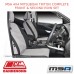 MSA SEAT COVERS FOR FIT MITSUBISHI TRITON COMPLETE FRONT 2ND ROW SET-MTT213CO-MT