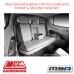 MSA SEAT COVERS FITS MITSUBISHI TRITON COMPLETE FRONT & SECOND ROW SET-MKT024CO