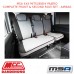 MSA SEAT COVERS FITS MITSUBISHI PAJERO COMPLETE FRONT & SECOND ROW SET - PP015CO