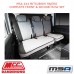 MSA SEAT COVERS FITS MITSUBISHI PAJERO COMPLETE FRONT & SECOND ROW SET - PM028CO