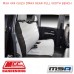 MSA SEAT COVERS FITS ISUZU DMAX REAR FULL WIDTH BENCH - R04-ID