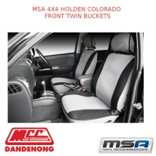 MSA SEAT COVERS FITS HOLDEN COLORADO FRONT TWIN BUCKETS - RA702-HC