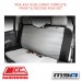 MSA SEAT COVERS FITS ISUZU DMAX COMPLETE FRONT & SECOND ROW SET - RA74CO-ID