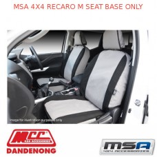 MSA SEAT COVERS FOR RECARO M SEAT BASE ONLY