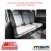 MSA SEAT COVERS FITS HOLDEN COLORADO REAR 60/40 SPLIT BENCH - RO10