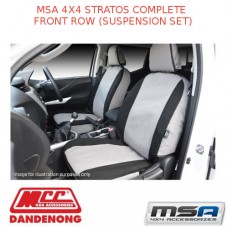 MSA SEAT COVERS FOR STRATOS COMPLETE FRONT ROW (SUSPENSION SET)