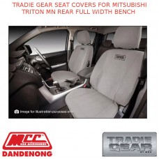 TRADIE GEAR SEAT COVERS FOR MITSUBISHI TRITON MN REAR FULL WIDTH BENCH