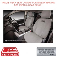TRADIE GEAR SEAT COVERS FITS NISSAN NAVARA D23 (NP300) REAR BENCH
