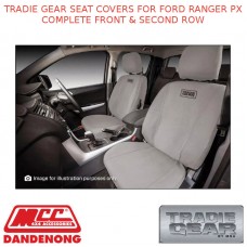 TRADIE GEAR SEAT COVERS FITS FORD RANGER PX COMPLETE FRONT & SECOND ROW