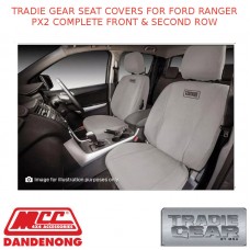 TRADIE GEAR SEAT COVERS FITS FORD RANGER PX2 COMPLETE FRONT & SECOND ROW
