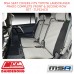 MSA SEAT COVERS FITS TOYOTA LC PRADO COMPLETE FRONT & 2ND ROW SET - TLP324CO