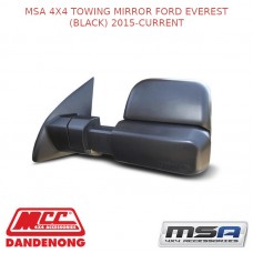 MSA 4X4 TOWING MIRROR FITS FORD EVEREST (BLACK) 2015-CURRENT