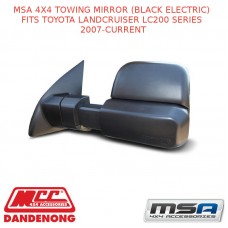 MSA 4X4 TOWING MIRROR (BLACK ELECTRIC) FITS TOYOTA LC LC200 SERIES 07-CURRENT