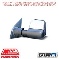 MSA 4X4 TOWING MIRROR (CHROME ELECTRIC) TOYOTA LANDCRUISER LC200 2007-CURRENT
