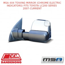 MSA 4X4 TOWING MIRROR (CHROME ELECTRIC INDICATORS) FITS TOYOTA LC200 SS 2007-C