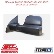 MSA 4X4 TOWING MIRRORS (BLACK)FITS ISUZU DMAX 2012-CURRENT