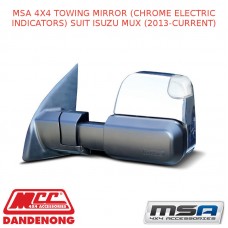 MSA 4X4 TOWING MIRROR (CHROME ELECTRIC INDICATORS) FITS ISUZU MUX (2013-CURRENT)
