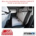 MSA SEAT COVERS FITS VOLKSWAGEN AMAROK COMPLETE FRONT & SECOND ROW SET -VWA012CO