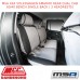 MSA SEAT COVERS FITS VOLKSWAGEN AMAROK REAR DUAL CAB 60/40 BENCH (3 HEADRESTS)
