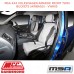 MSA SEAT COVERS FITS VOLKSWAGEN AMAROK FRONT TWIN BUCKETS (AIRBAGS) - VWA05