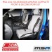 MSA SEAT COVERS FITS VOLKSWAGEN AMAROK COMPLETE FRONT & 2ND ROW SET-VWA052CO-VA
