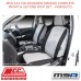 MSA SEAT COVERS FOR VOLKSWAGEN AMAROK COMPLETE FRONT & SECOND ROW SET - VWA062CO