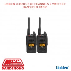 UNIDEN UH820S-2 80 CHANNELS 2 WATT UHF HANDHELD RADIO