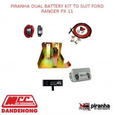 PIRANHA DUAL BATTERY KIT TO FITS FORD RANGER PX 11