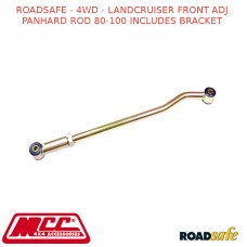 ROADSAFE - 4WD - LANDCRUISER FRONT ADJ PANHARD ROD 80-100 INCLUDES BRACKET