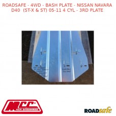 ROADSAFE 4WD BASH PLATE FITS NISSAN NAVARA D40(ST-X  ST)05-11 4 CYL - 3RD PLATE